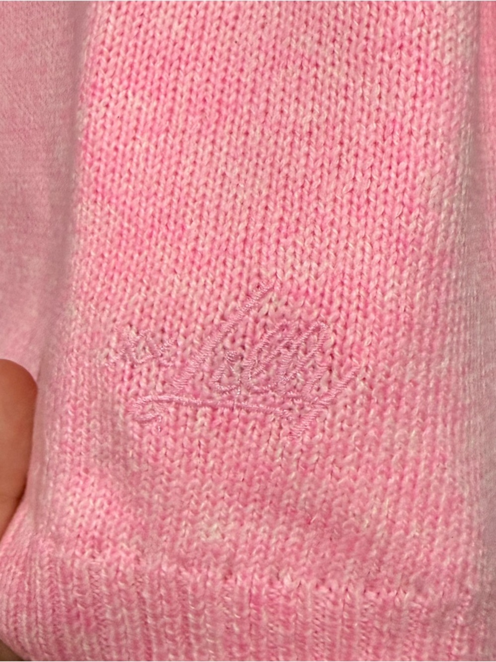 NWT Lilly Pulitzer 'TRUE LOVE' Pippy Sweater in Heathered Conch Shell Pink - Picture 9 of 16